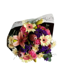 A Touch of Purple - Purple Flowers in a Bunch