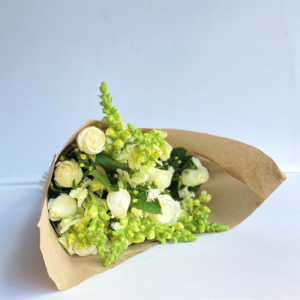 Condolences - Bunch of white Flowers